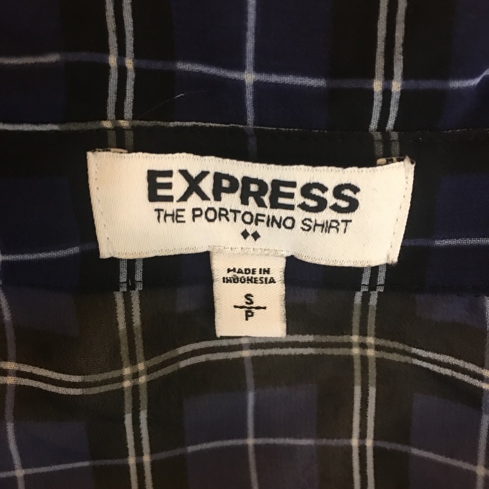 Express Button Down, See- Through Blouse Size S - image 2